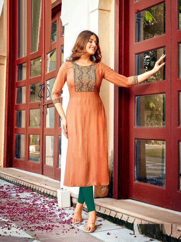 Aradhna Talk Of The Town 2 Fancy Viscose Long Kurti Collection